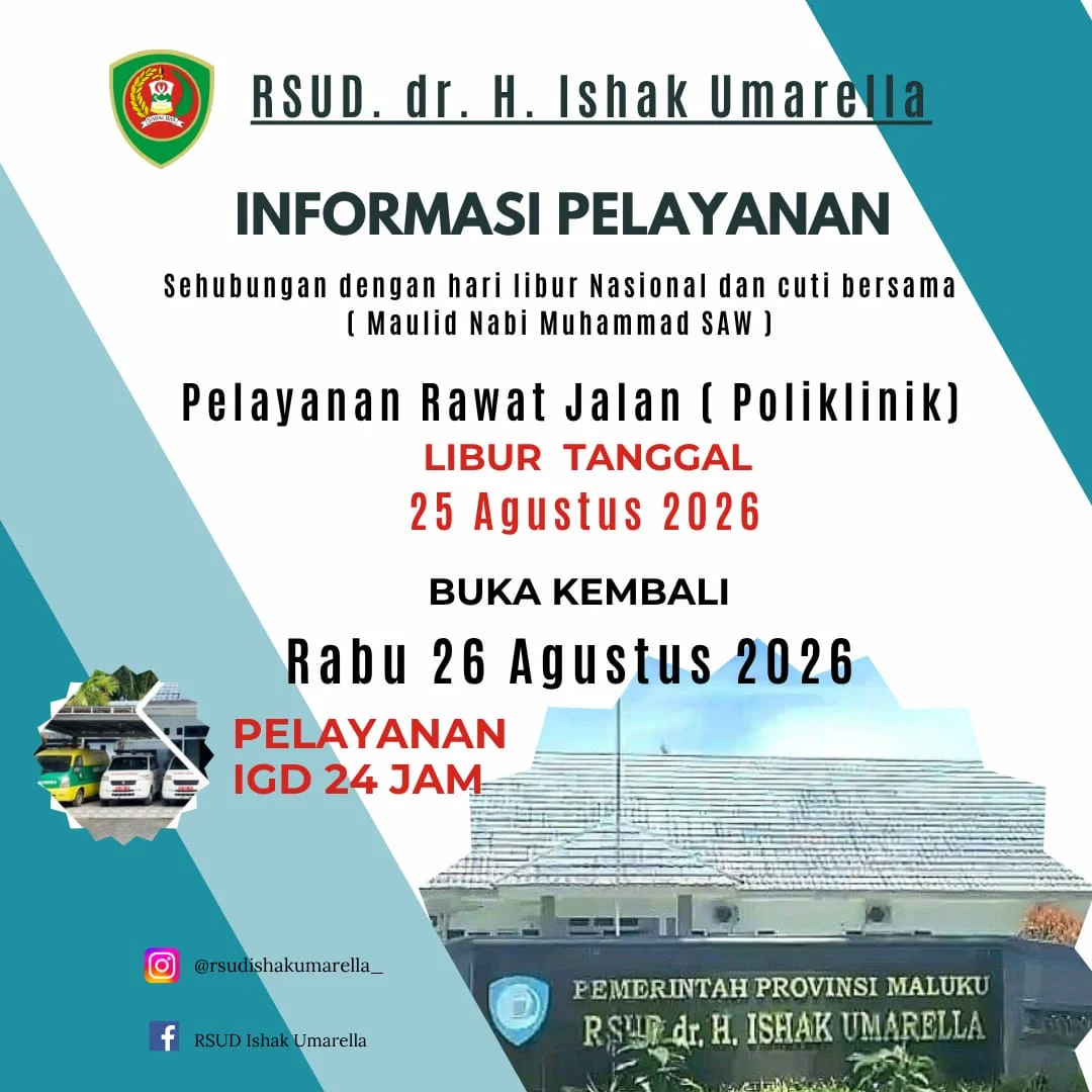Informasi Pelayanan - Libur Nasional & Cuti Bersama Maulid Nabi 2026